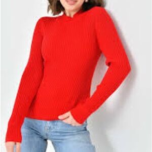 ASOS Vibrant Red Knit Sweater
